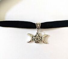 Choker necklace pentagram for sale  OLDHAM