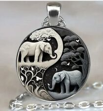 Elephants yin yang for sale  TORQUAY