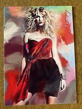 Cartão de arte Taylor Swift #2 numerado limitado xx/50 Edward Vela assinado 2021 comprar usado  Enviando para Brazil