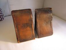 Leather book ends for sale  LOCHGILPHEAD