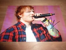 Sheeran signed 12x8 for sale  BOURNE