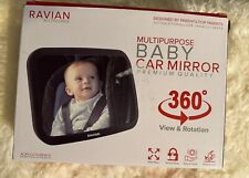 Espejo de coche para bebé multipropósito Ravian calidad premium vista 360, rotación vista amplia, usado segunda mano  Embacar hacia Argentina