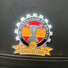 Used, VINTAGE VESPA spain CLUB PLACCA PLAKETTE BADGE GS 150 160 rally 1957 britain for sale  Shipping to Canada