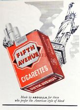 Used, Abdulla '5th Avenue' Cigarettes Tobacco ADVERT : Small 1950 Print 670/125 for sale  Shipping to South Africa