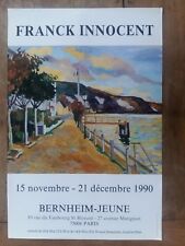 Affiche franck innocent d'occasion  Paris XVIII