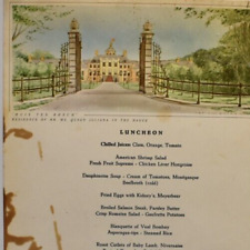 1969 Holland America Line Menu SS Rotterdam navio de cruzeiro Huis Ten Bosch Haia comprar usado  Enviando para Brazil