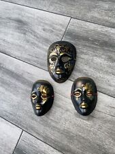 Vintage brass masks for sale  RADLETT