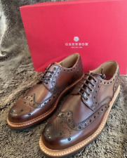 GRENSON ARCHIE MENS BROGUES BROWN UK6 RRP £305 #E42Z for sale  Shipping to South Africa