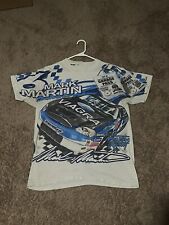 Mark Martin NASCAR T Shirt Mens M All Over Print Viagra Sponsored Racing Team for sale  Shipping to South Africa