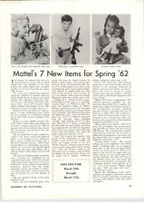 1961 paper mattel for sale  Shipping to Canada