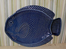 Blue fish platter for sale  Interlochen