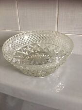 Glass bowl crystal for sale  LITTLEHAMPTON