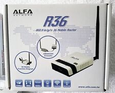 ALFA Network R36 802.11 b/g/n 3G Mobile Router and Panel Antenna, used for sale  Shipping to South Africa