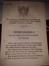 Regio decreto 1862 usato  Italia