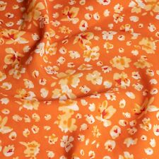 Viscose floral fabric for sale  SITTINGBOURNE
