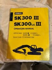 Kobelco sk300 operators for sale  Midville