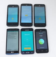 Lote de 6 Smartphones Android Varios - Para Piezas - Galaxy Amp 2 / LG Leon segunda mano  Embacar hacia Argentina