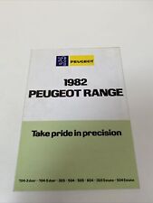 Peugeot range brochure for sale  NEWCASTLE UPON TYNE