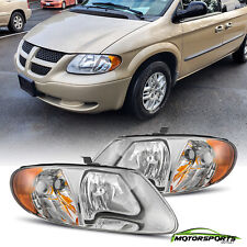 Par de faróis estilo fábrica cromados Dodge Caravan 2001-2007 comprar usado  Enviando para Brazil