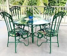 patio glass table 4 chairs for sale  Waianae
