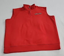 Usado, Colete de golfe Oxford America masculino XL vermelho Maryland material grosso pescoço simulado comprar usado  Enviando para Brazil