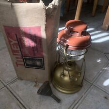 Tilley Parafin Lamp X246 Brass Brown Glass Stormlight Paraffin Lantern UNTESTED for sale  Shipping to South Africa