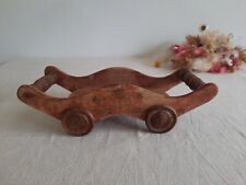 Vintage wooden coaster for sale  HINCKLEY