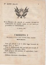 Umberto italia decreto usato  Teramo