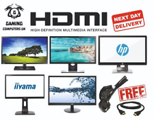 HDMI 24 "POLEGADAS FHD MONITOR PC GAMING CCTV MARCAS MISTAS DELL IIYAMA HP SAMSUNG LG comprar usado  Enviando para Brazil