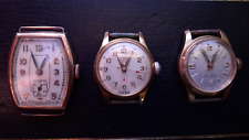Używany, partia 3 szwajcarskie zegarki Art Deco z lat 40-50 Delbana, Novoris, Pallas na sprzedaż  PL