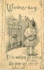Postcard wednesday girl for sale  Saint Joseph