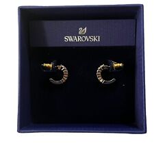 Brincos de argola de ouro Swarovski, usado comprar usado  Enviando para Brazil