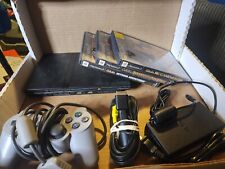 Lote 2) Consola PlayStation Ps2 Paquete Delgado Controlador Más 3 Juegos Funciona Probado segunda mano  Embacar hacia Argentina