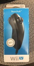Nintendo Wii U Nunchuck Controller Open Box Never Used Black Original for sale  Shipping to South Africa