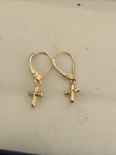 gold cross earrings for sale  Dublin