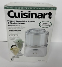 Used, Cuisinart ICE-20 Automatic Ice Cream Yogurt Sorbet Maker Machine New 1 1/2 qt for sale  Shipping to South Africa