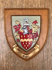 Heraldic plaque wood. for sale  UK