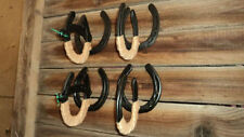  locking gun rifle rack horseshoe western 2 sets(4 pieces 2 per set )ranch cabin for sale  Glendale