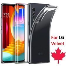 Usado, For LG Velvet 5G 2020 - Crystal Clear Case Ultra Thin Soft TPU Transparent Cover segunda mano  Embacar hacia Argentina