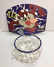Vintage Looney Tunes Taz Basquete Mini Argola Goal 1996 Anos 90 Spalding Dobrável-Leia, usado comprar usado  Enviando para Brazil