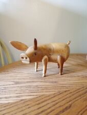 Carved wooden pig for sale  Shipping to Ireland