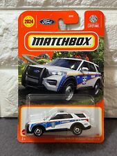 Usado, Matchbox 2023 Ford Police Interceptor Utility 36/100 branco comprar usado  Enviando para Brazil
