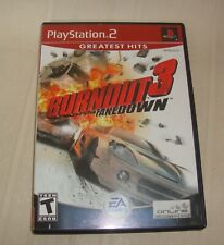Burnout 3 Takedown Playstation 2 Greatest Hits Video Game, used for sale  Shipping to South Africa