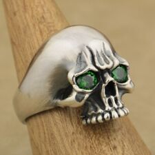 Anello teschio verde usato  Spedire a Italy