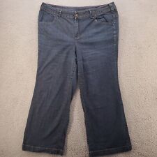 Jeans feminino Lane Bryant 22 bootcut perna larga 45x30 aba bolsos traseiros comprar usado  Enviando para Brazil