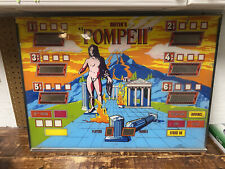 Original Vintage POMPII Bowling Arcade Marquee 1979 Williams Electronics Inc, used for sale  Shipping to South Africa
