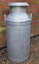 Vintage alloy milk churn English original farm for sale  Shipping to South Africa