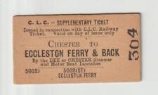 Railway ticket clc for sale  CHESTER