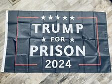 🆕 Trump for Prison 2024 3’ X 5’ Bandeira Durável Azul Escuro FRETE GRÁTIS!!! comprar usado  Enviando para Brazil