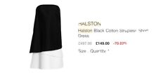Halston heritage black for sale  WATERLOOVILLE